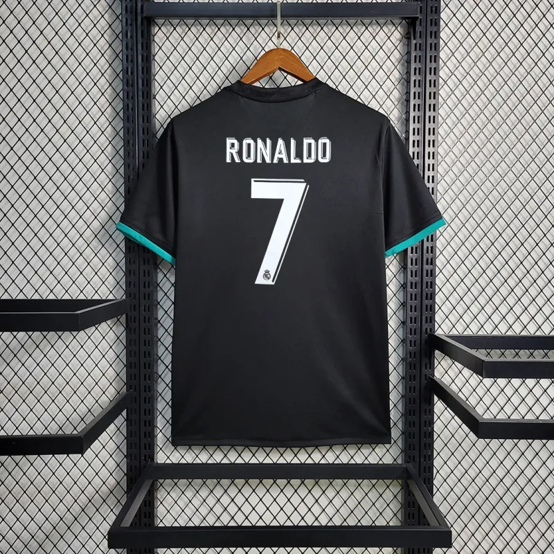 Real Madrid Retro Jersey Away Soccer Shirt 2017/18