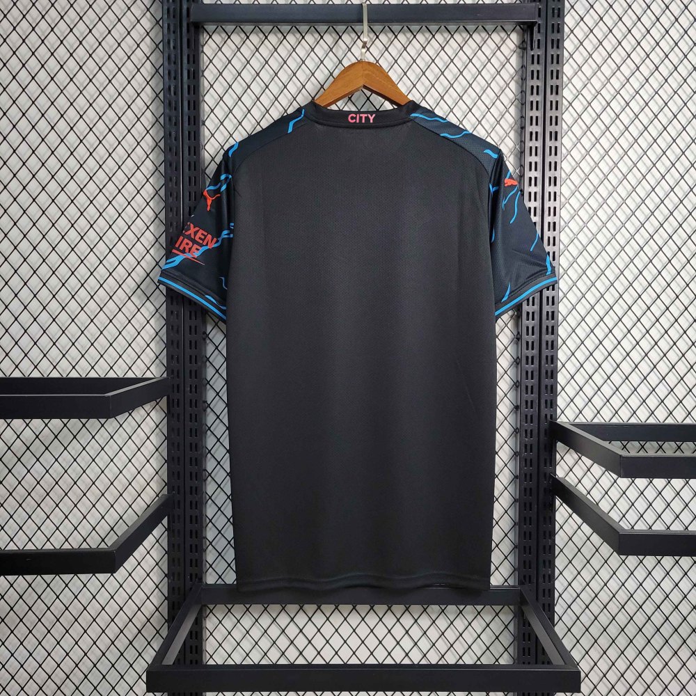 Manchester City Football Jersey Third Away Shirt 2023/24
