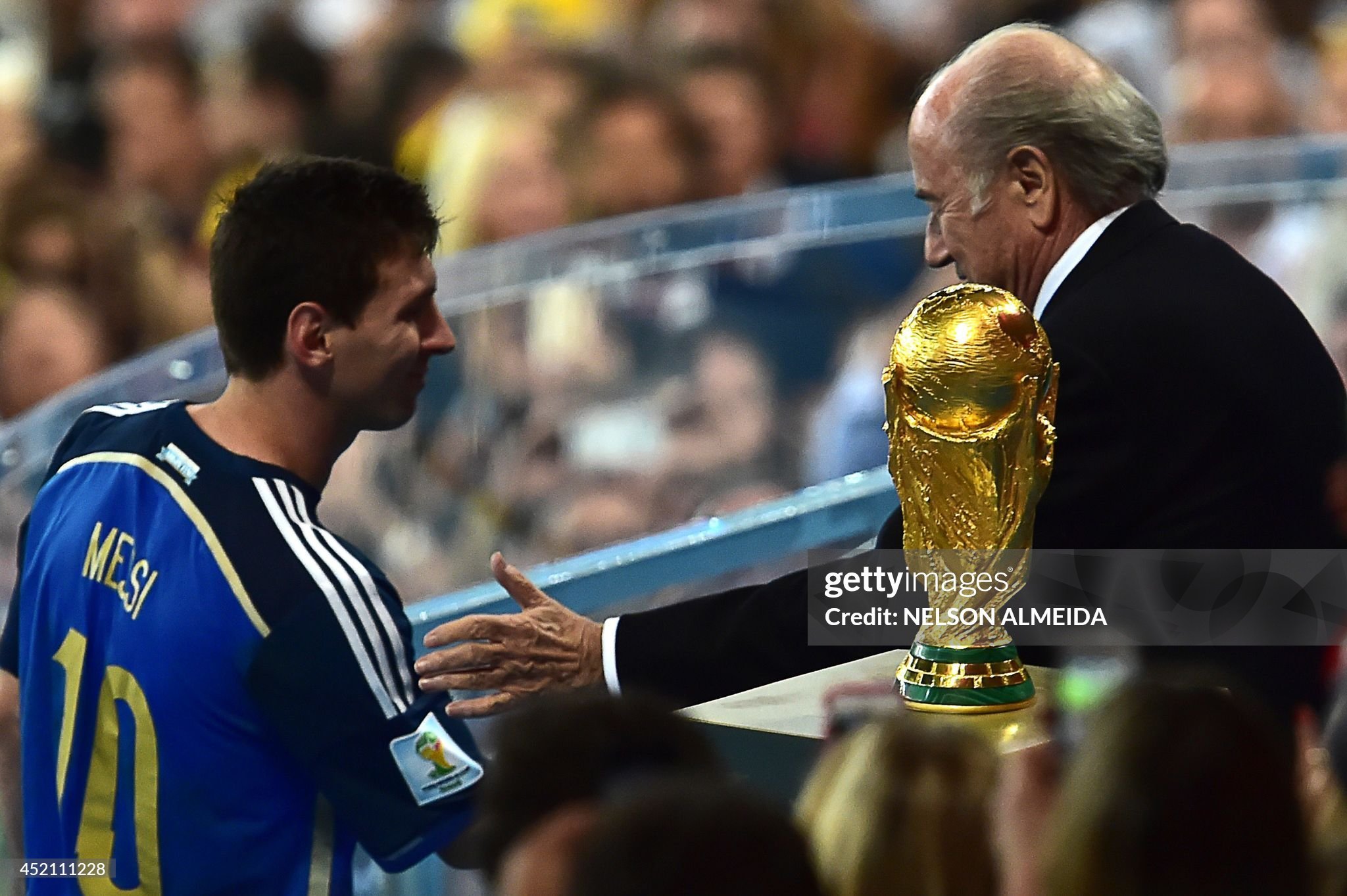 Argentina Retro Authentic Jersey Away Football Jersey World Cup 2014