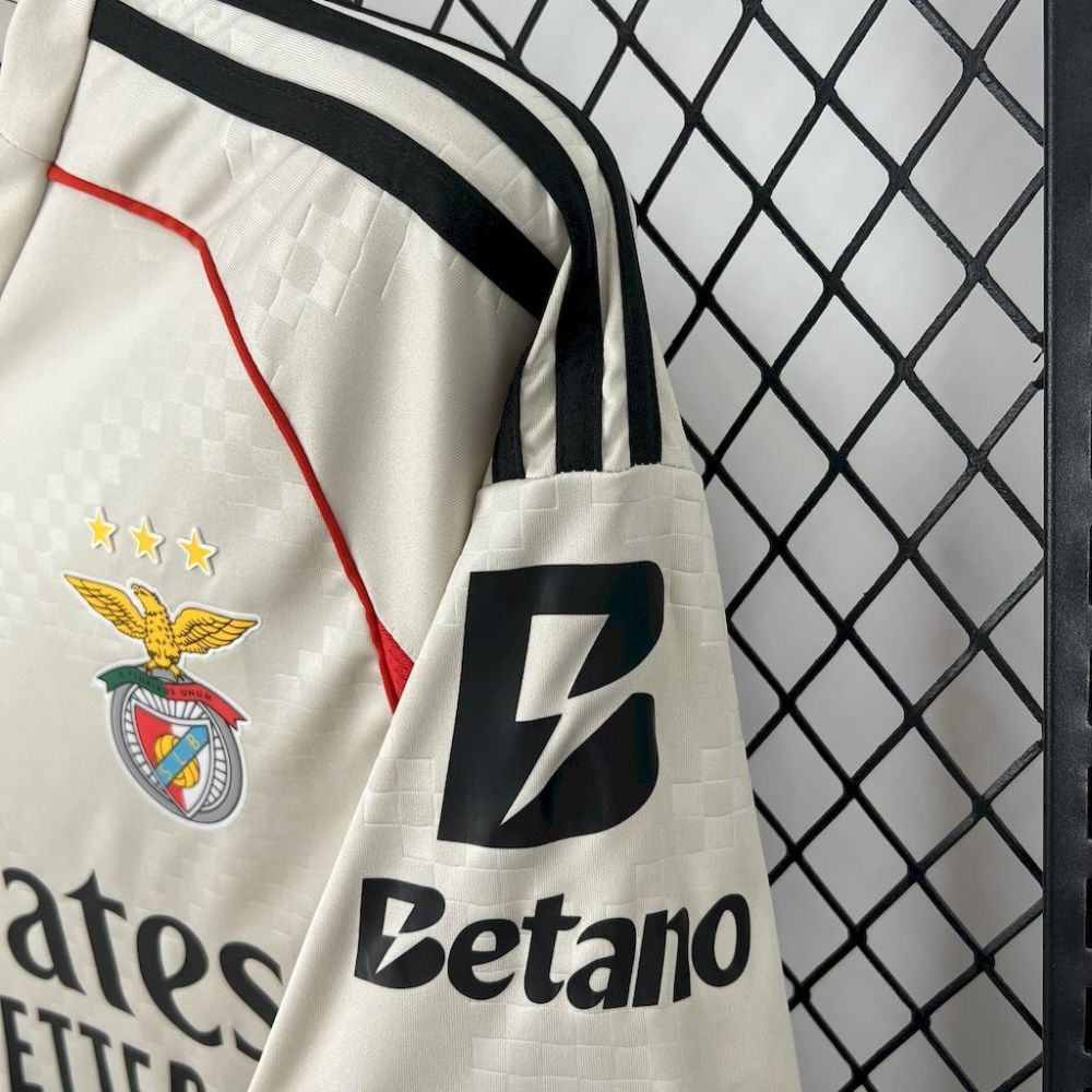 Benfica Soccer Jersey Away Custom Shirt 2025/26