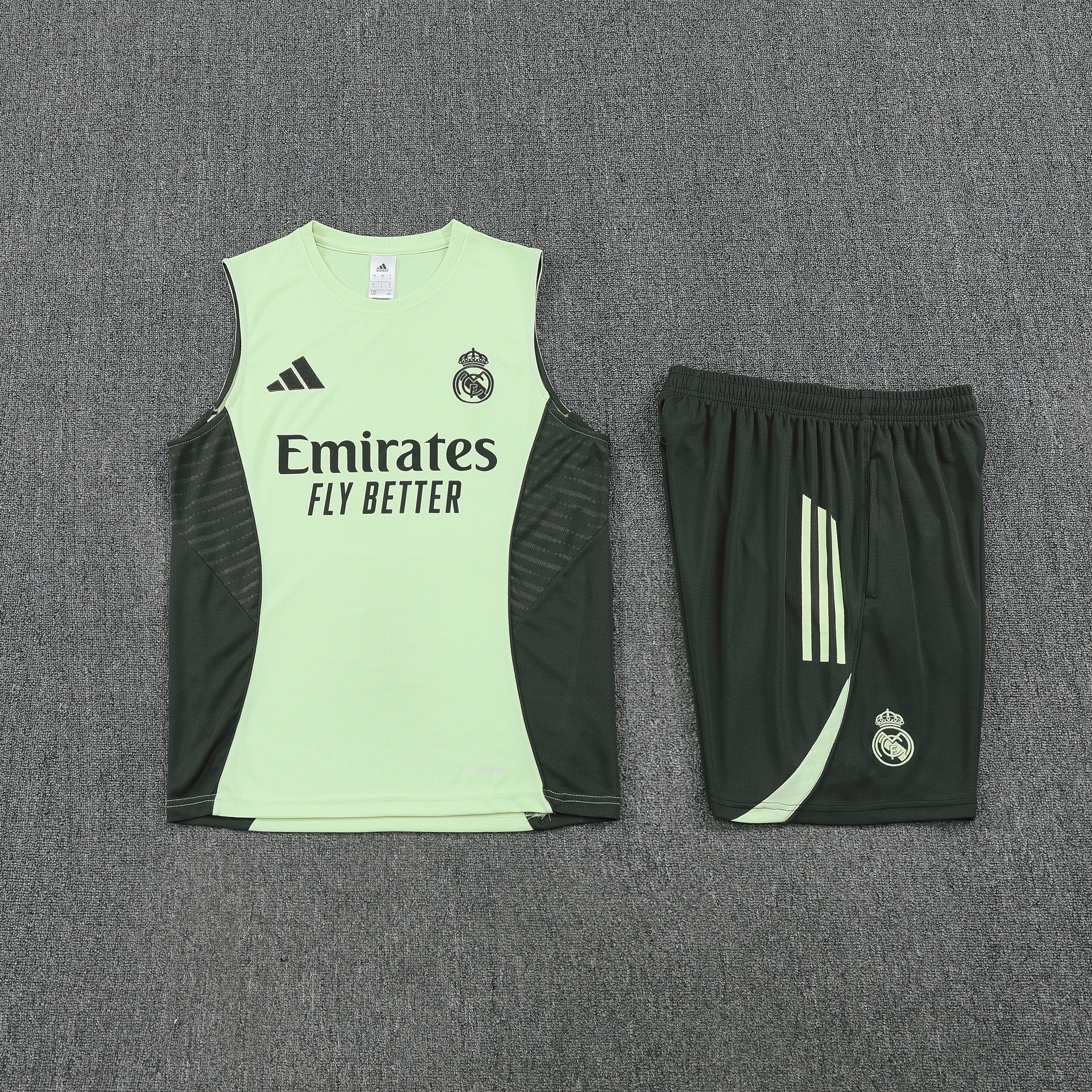 Real Madrid Sleeveless Training Kit Green 2025/26