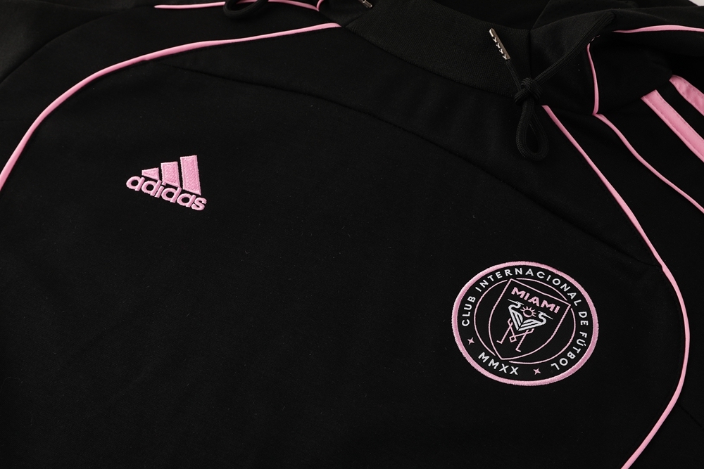 Inter Miami Hoodie Training Kit (Sweatshirt+Pants) Black 2025