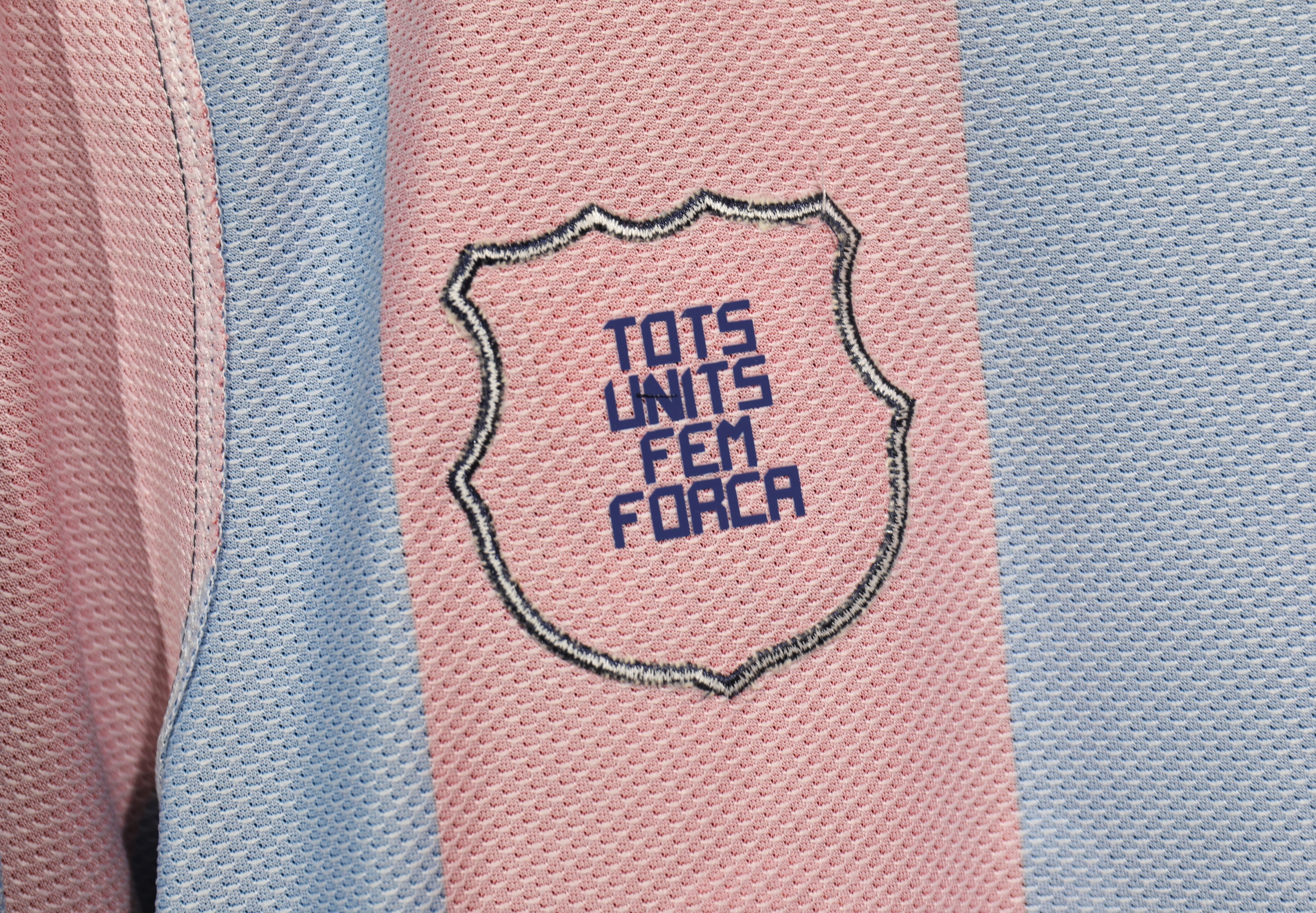 Authentic Barcelona Retro Jersey Home Long Sleeve Soccer Shirt 2010-11