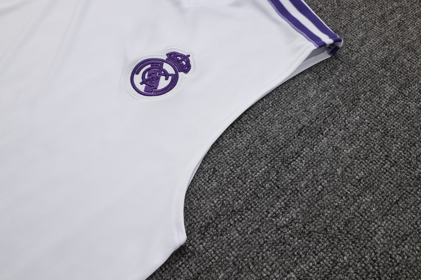 Real Madrid Sleeveless Training Kit White&Purple 2025/26