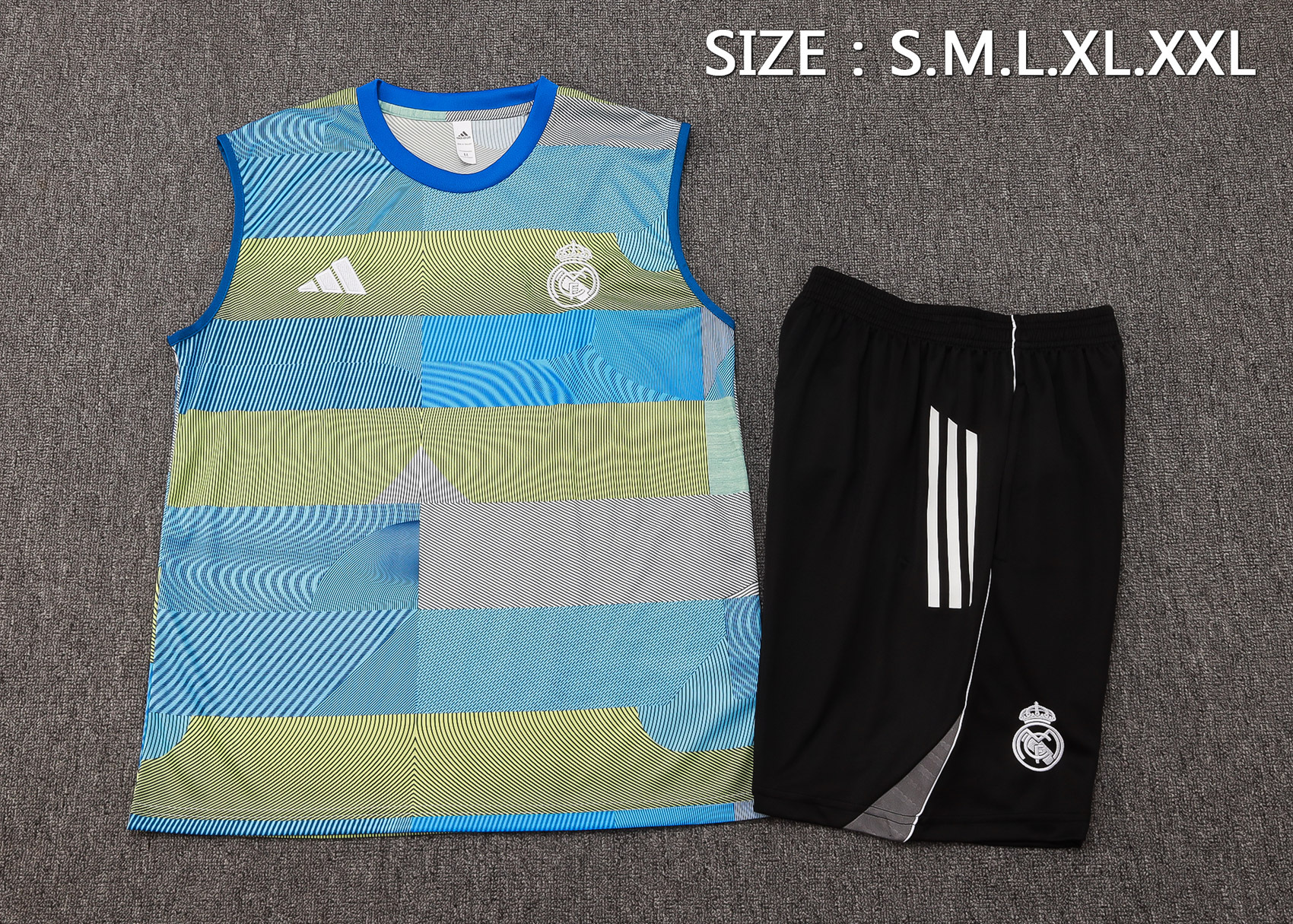Real Madrid Sleeveless Training Kit Green 2025/26
