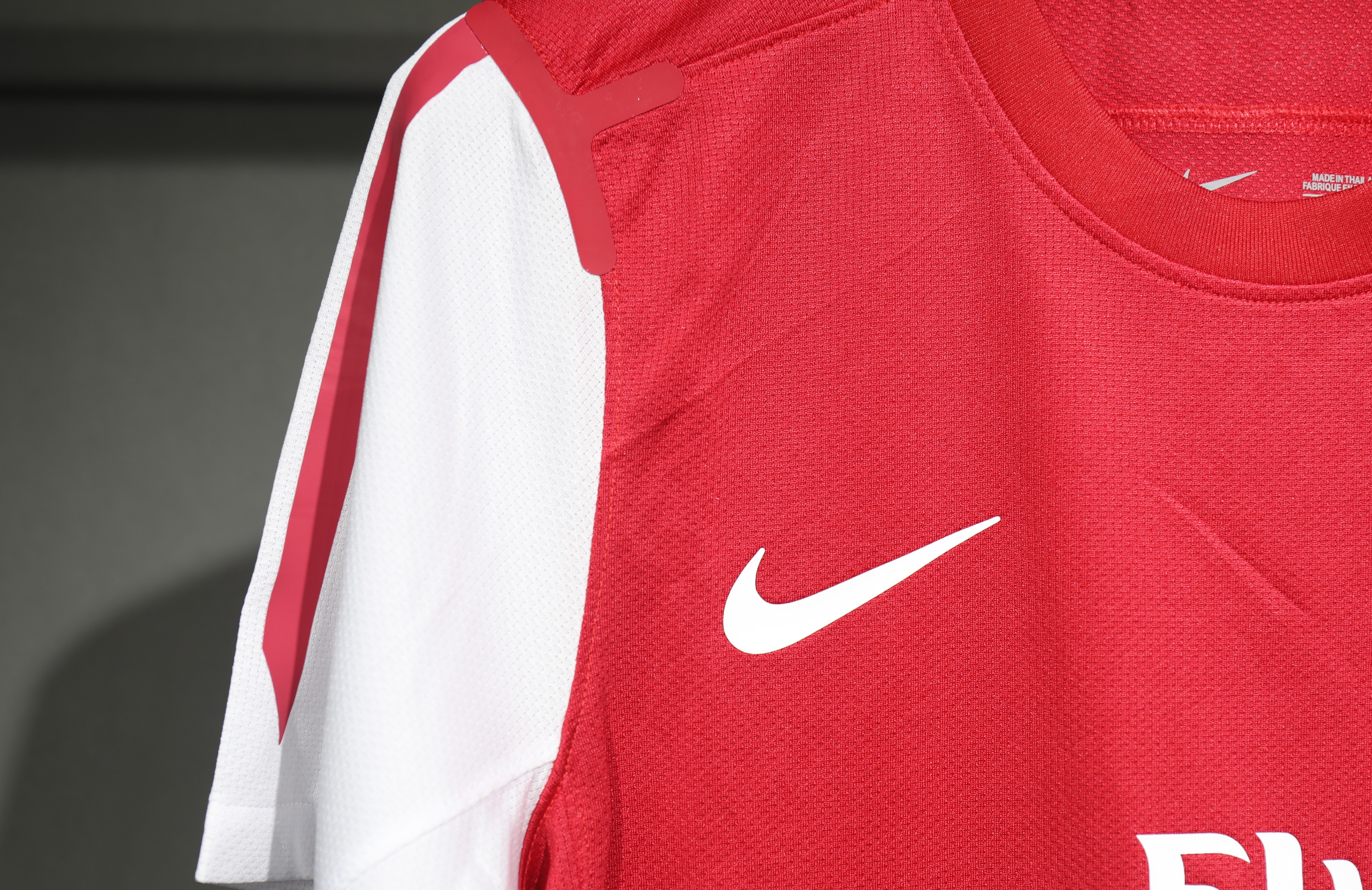 Arsenal Authentic Soccer Retro Jersey Home Long Sleeve Shirt 2011-12
