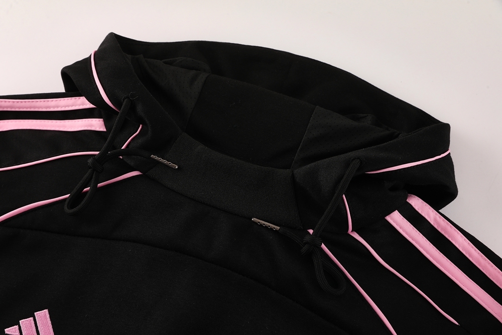 Inter Miami Hoodie Training Kit (Sweatshirt+Pants) Black 2025