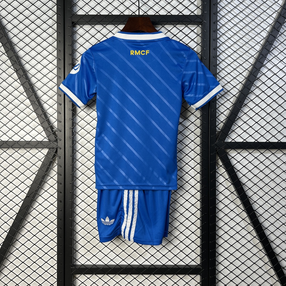 Real Madrid Soccer Jersey Third Away Kids Kit Jersey+Shorts 2025/26