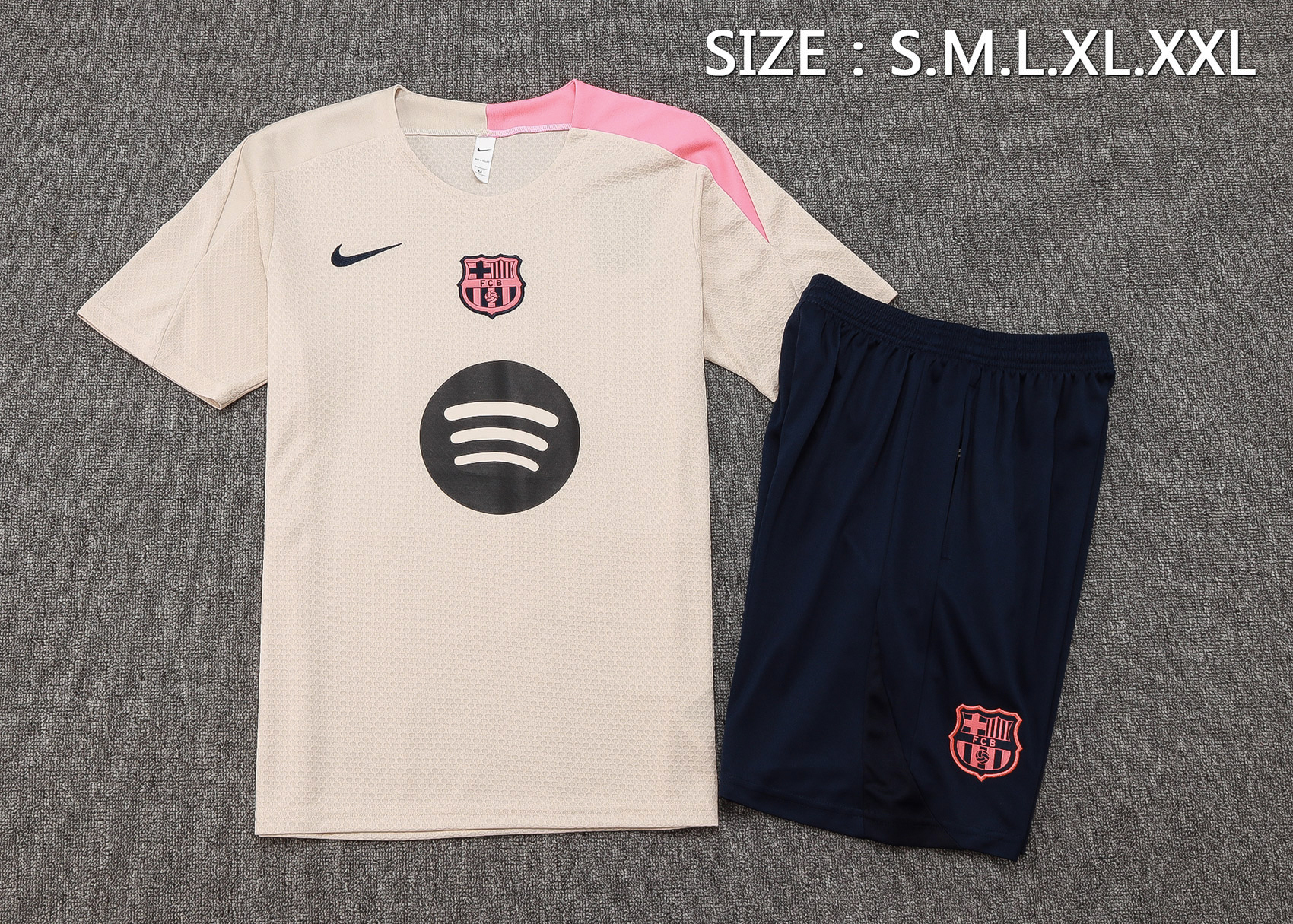Barcelona Training Jersey Kit Yellow 2025/26