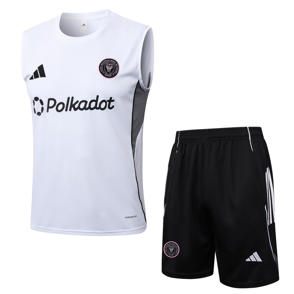 Inter Miami Sleeveless Training Kit White 2025/26