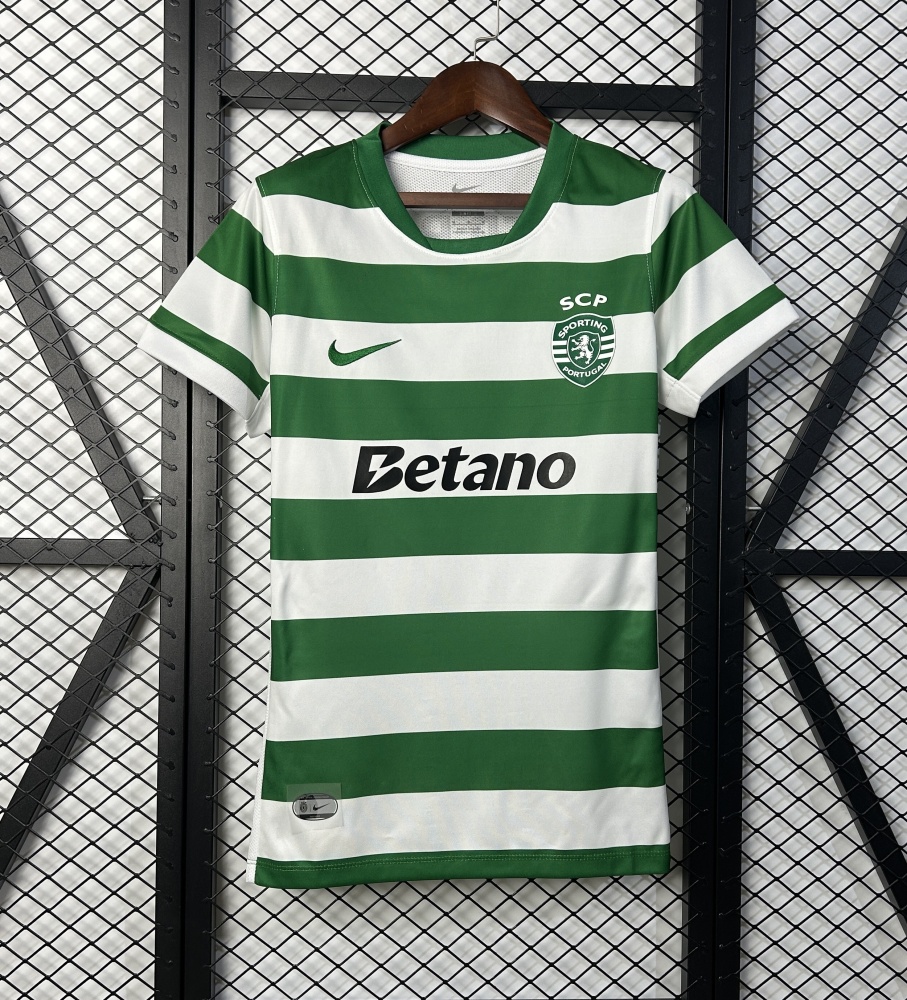 Sporting CP Soccer Jersey Home Women's Custom Shirt 2025/26
