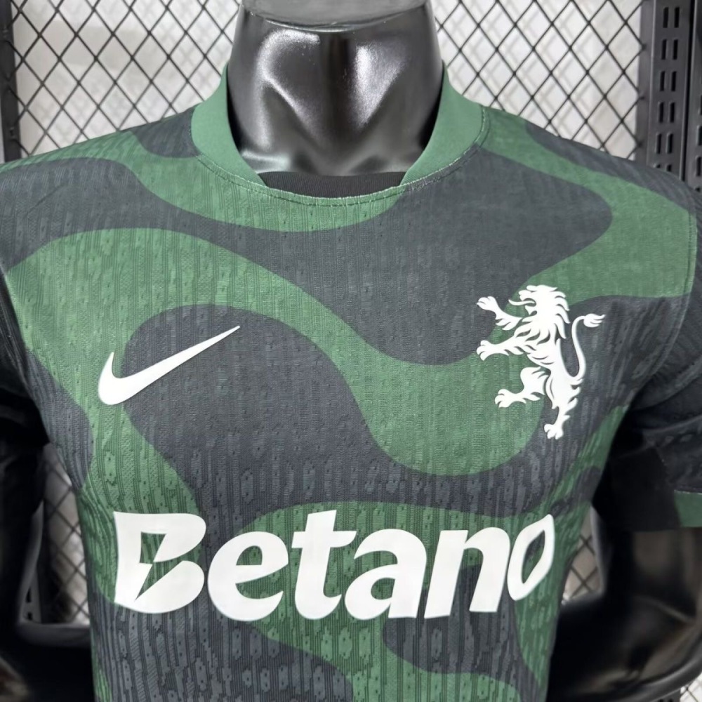 Sporting CP Authentic Soccer Jersey Fifth Away Shirt 2025/26