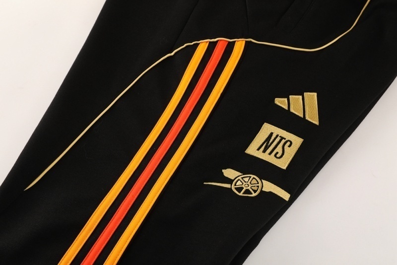 Arsenal UPB Hoodie Training Kit (Sweatshirt+Pants) Black 2025/26