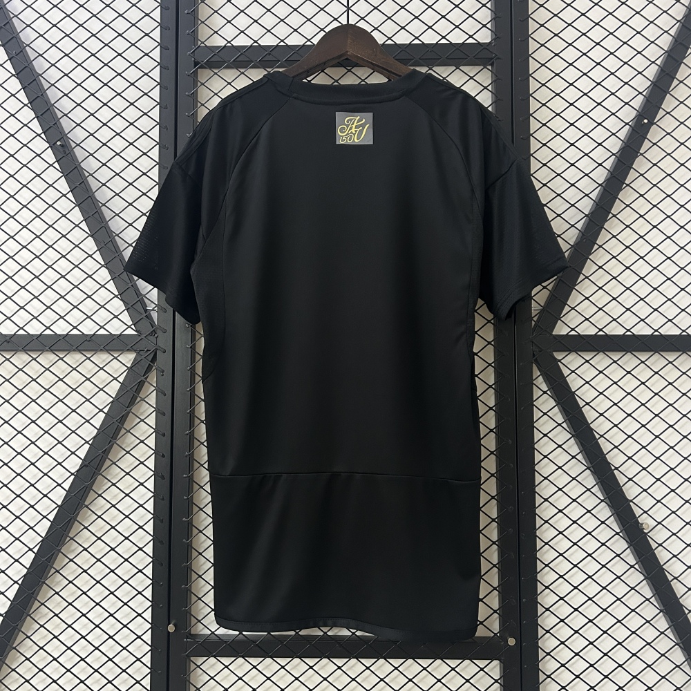 Aston Villa Football Jersey 125th Anniversary Black Custom Shirt 2025/26