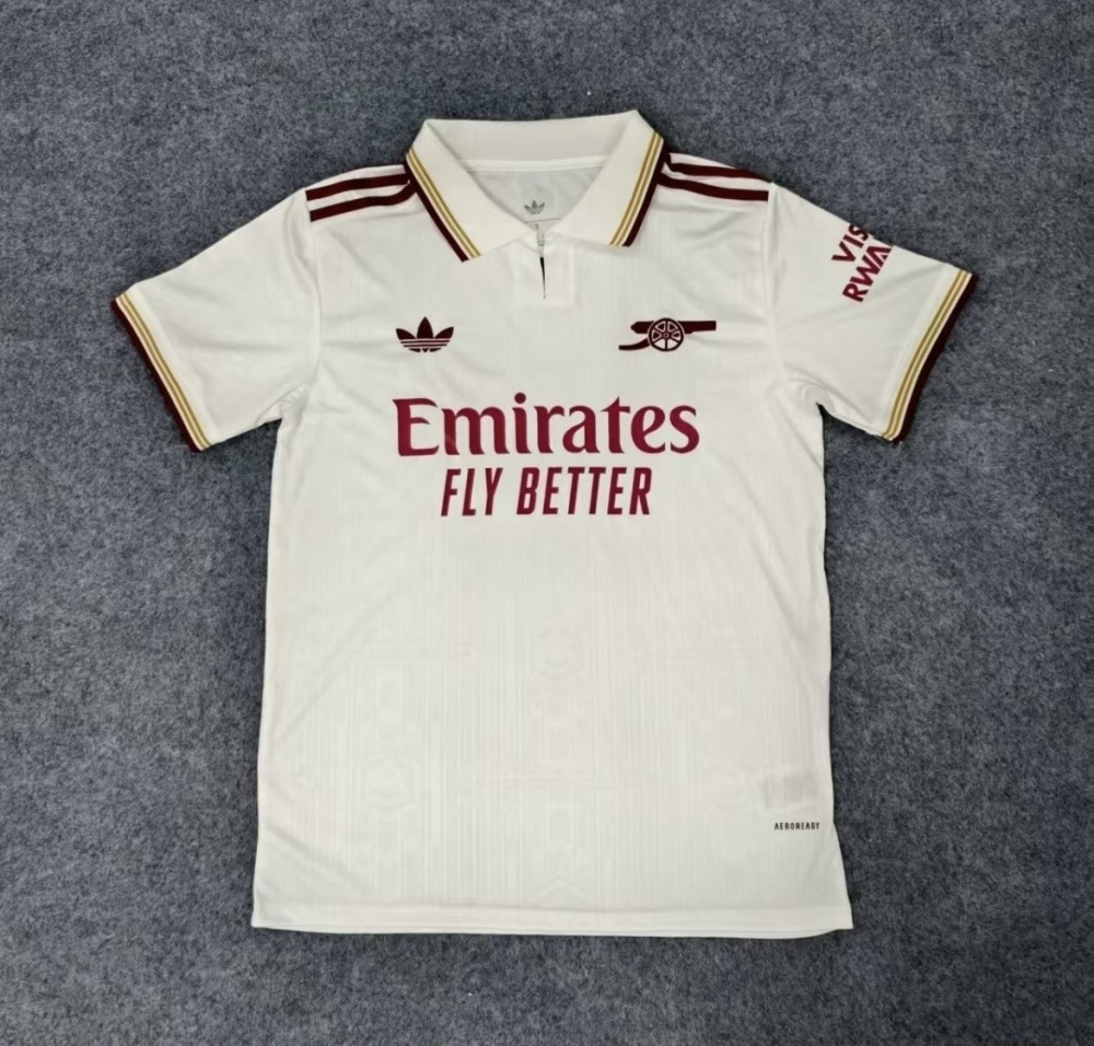 Arsenal Soccer Jersey Third Away Custom Shirt 2025/26