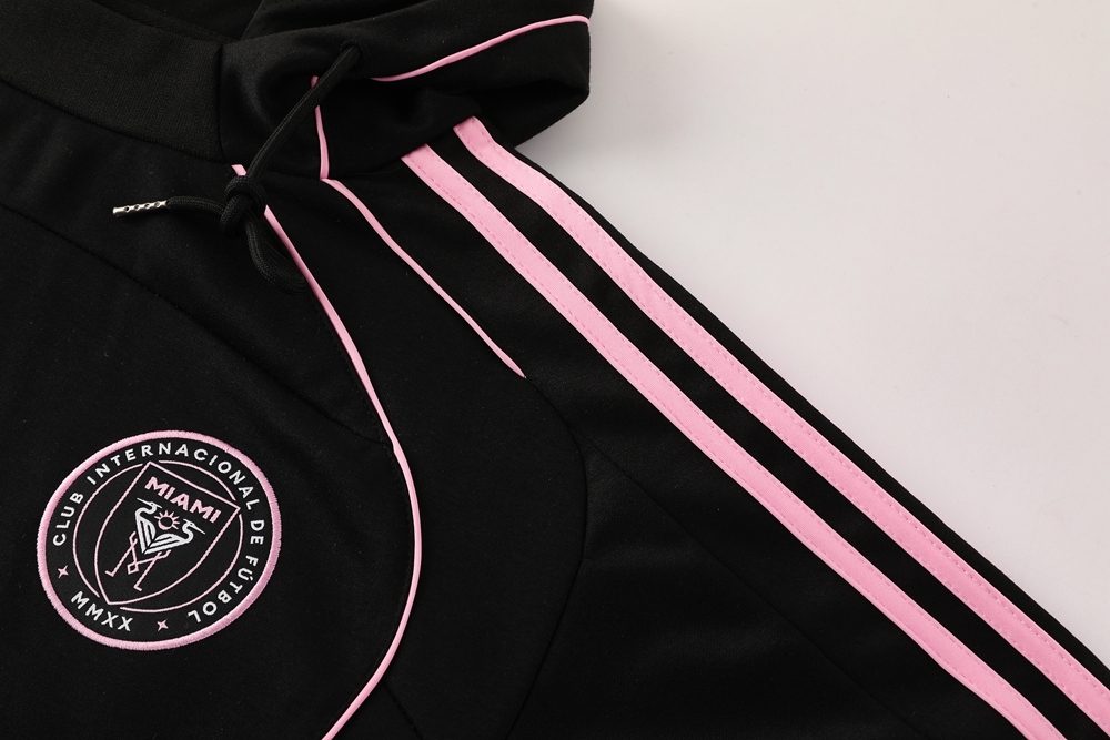 Inter Miami Hoodie Training Kit (Sweatshirt+Pants) Black 2025