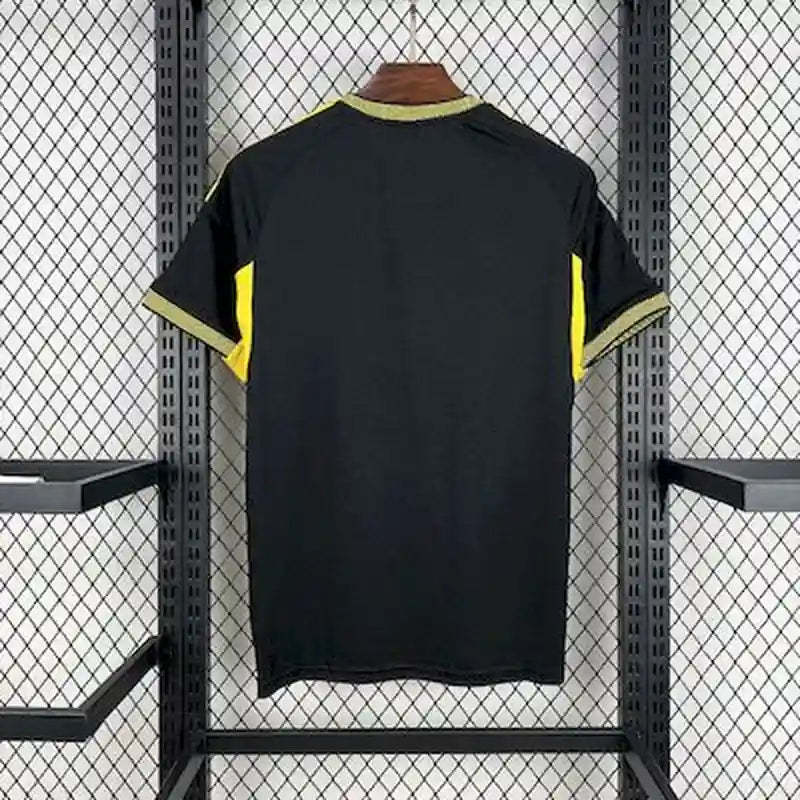Real Madrid Soccer Jersey Black & Golden Training Custom Shirt 2025/26