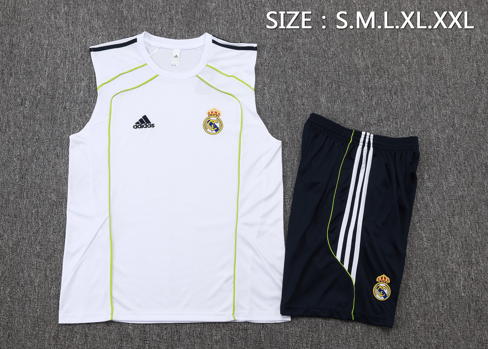 Real Madrid Sleeveless Training Kit White 2025/26