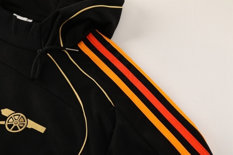 Arsenal UPB Hoodie Training Kit (Sweatshirt+Pants) Black 2025/26