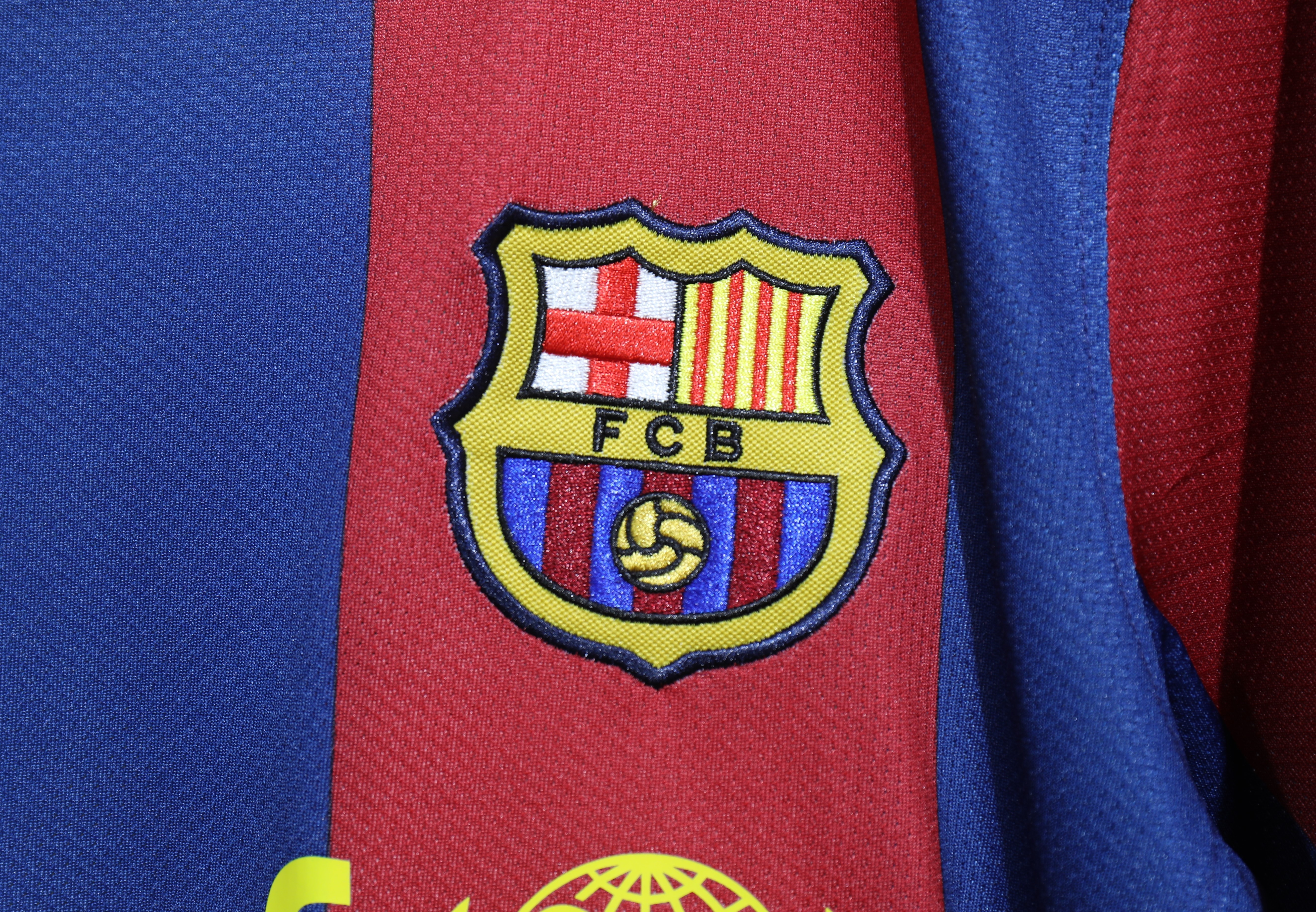 Authentic Barcelona Retro Jersey Home Long Sleeve Soccer Shirt 2010-11
