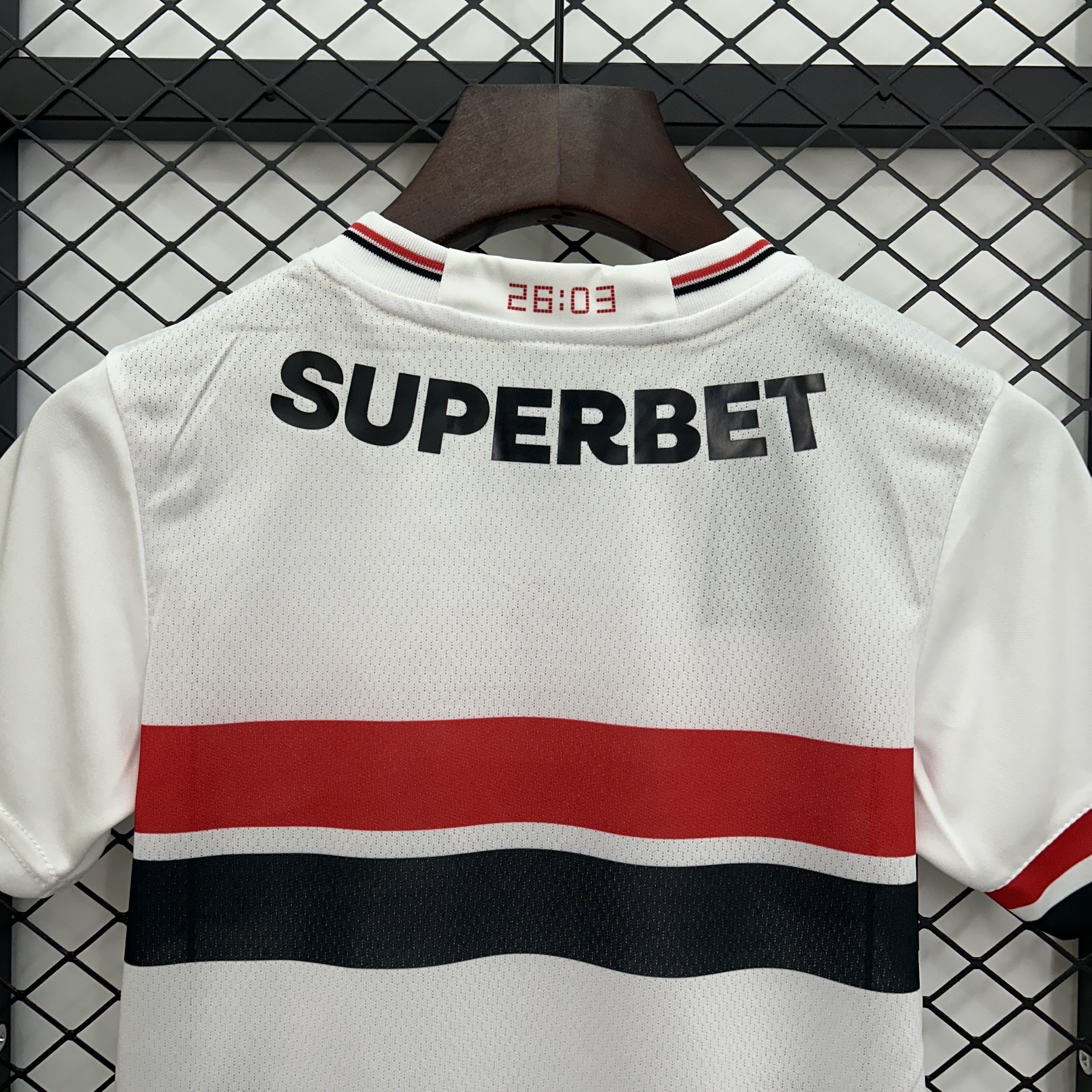 Sao Paulo FC Soccer Jersey Home Kids Kit Jersey+Shorts 2025