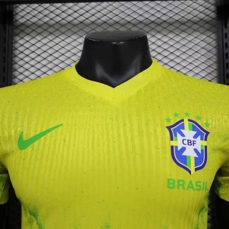 Brazil Authentic Soccer Jersey Yellow Special Edition Shirt 2025-26