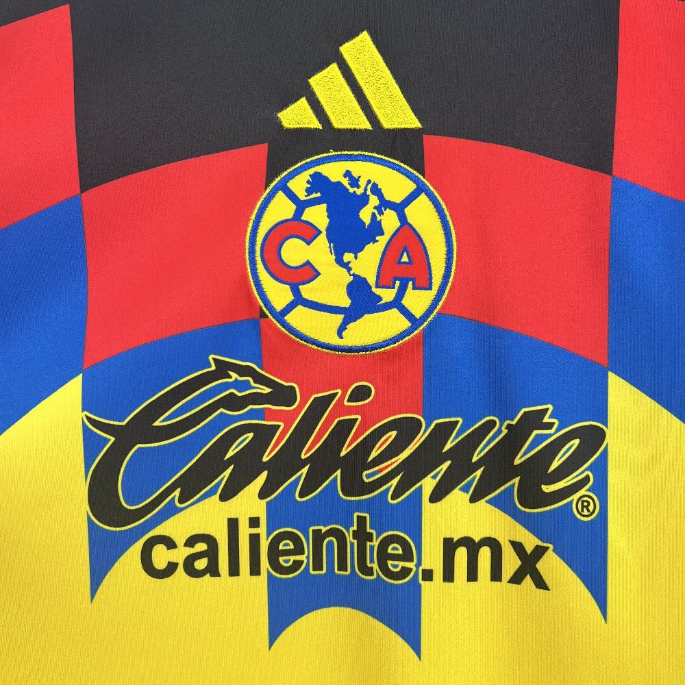 Club America Soccer Jersey Home Long Sleeve Custom Shirt 2025/26