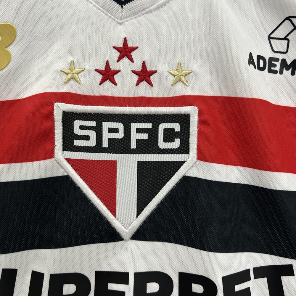 Sao Paulo FC Soccer Jersey Home Kids Kit Jersey+Shorts 2025