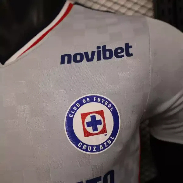 Cruz Azul Authentic Soccer Jersey Away Shirt 2025/26 - With Sponsor