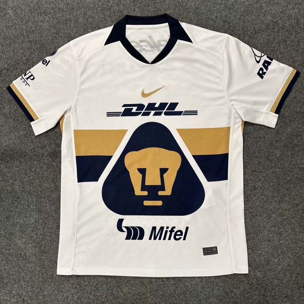 Pumas UNAM Soccer Jersey Home Custom Shirt 2025-26