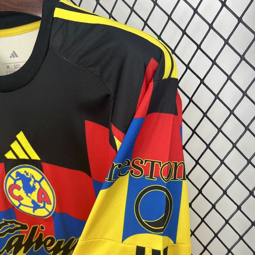 Club America Soccer Jersey Home Long Sleeve Custom Shirt 2025/26