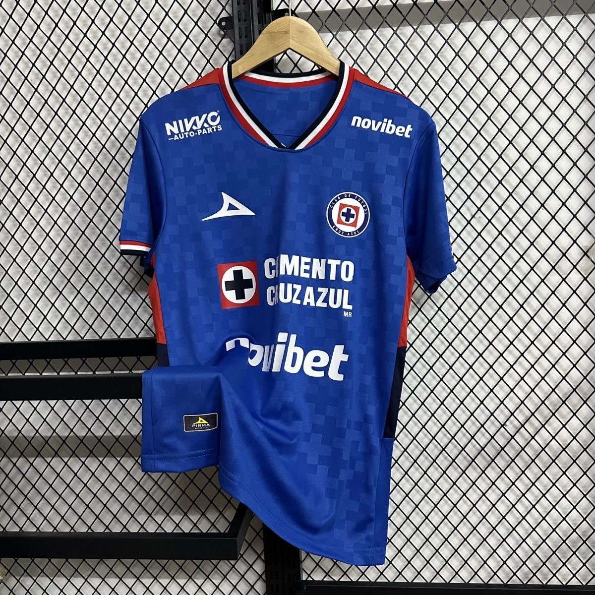 Cruz Azul Soccer Jersey Home Custom Shirt 2025-26 - With Sponsor