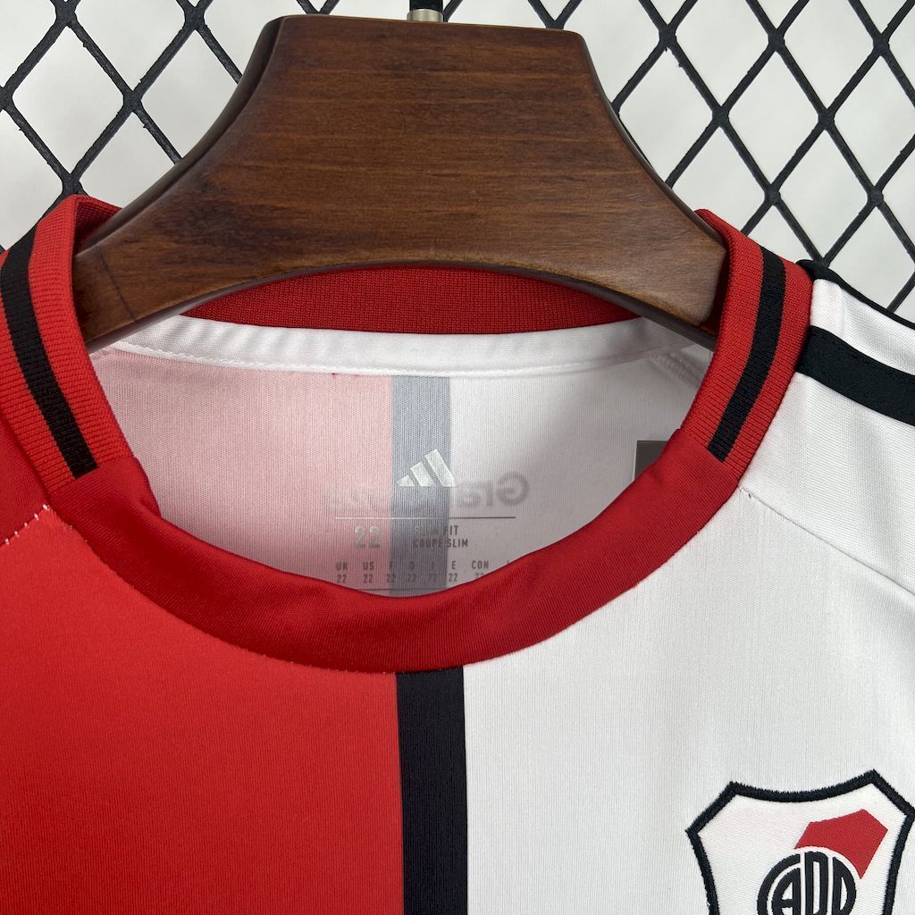River Plate Soccer Jersey Third Away Kids Kit Jersey+Shorts 2025/26 - With Sponsors