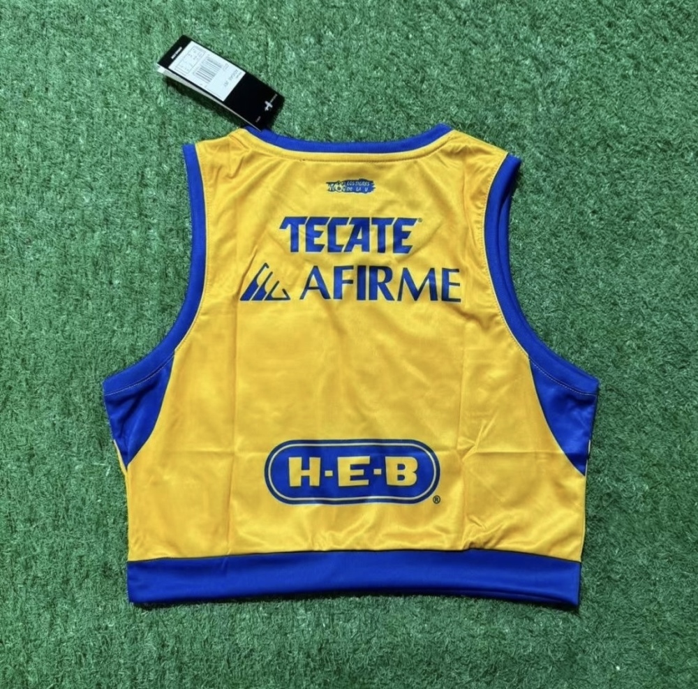 Tigres UANL Soccer Jersey Home Women's Vest 2025/26