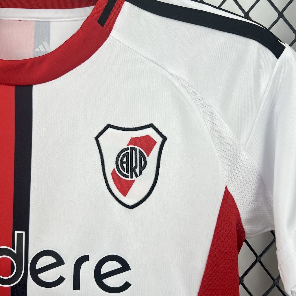 River Plate Soccer Jersey Third Away Kids Kit Jersey+Shorts 2025/26 - With Sponsors