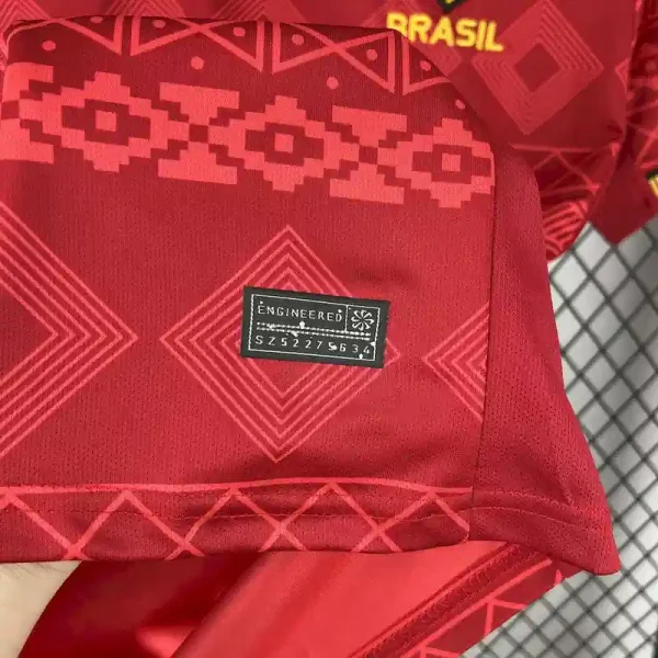 Brazil Soccer Jersey Red Special Edition Custom Shirt 2025