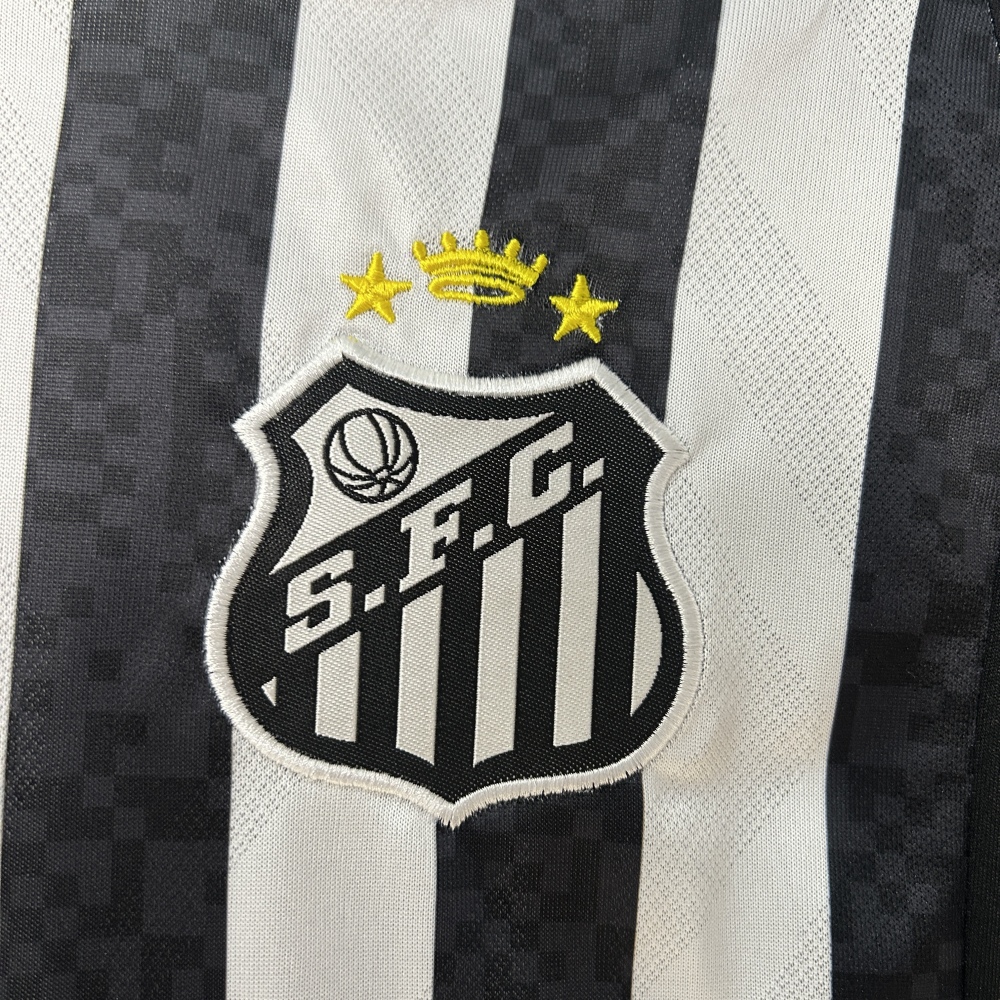 Santos FC Soccer Jersey Away Kids Kit Jersey+Shorts 2025