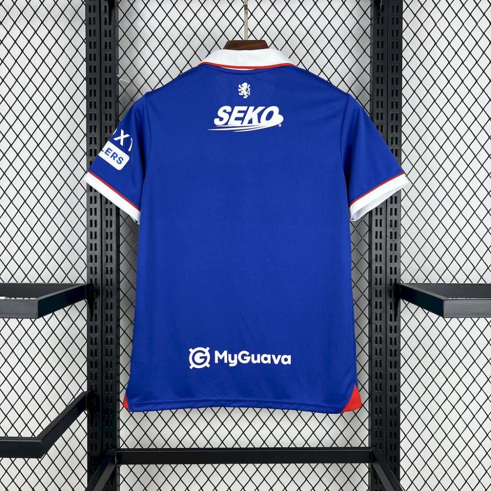 Rangers FC Soccer Jersey Home Custom Shirt 2025/26