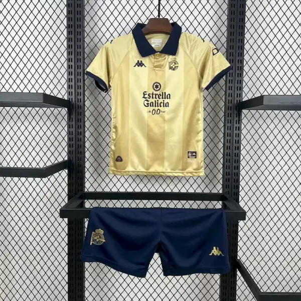 Deportivo La Coruña Soccer Jersey Special Edition Kids Kit Jersey+Shorts 2025/26