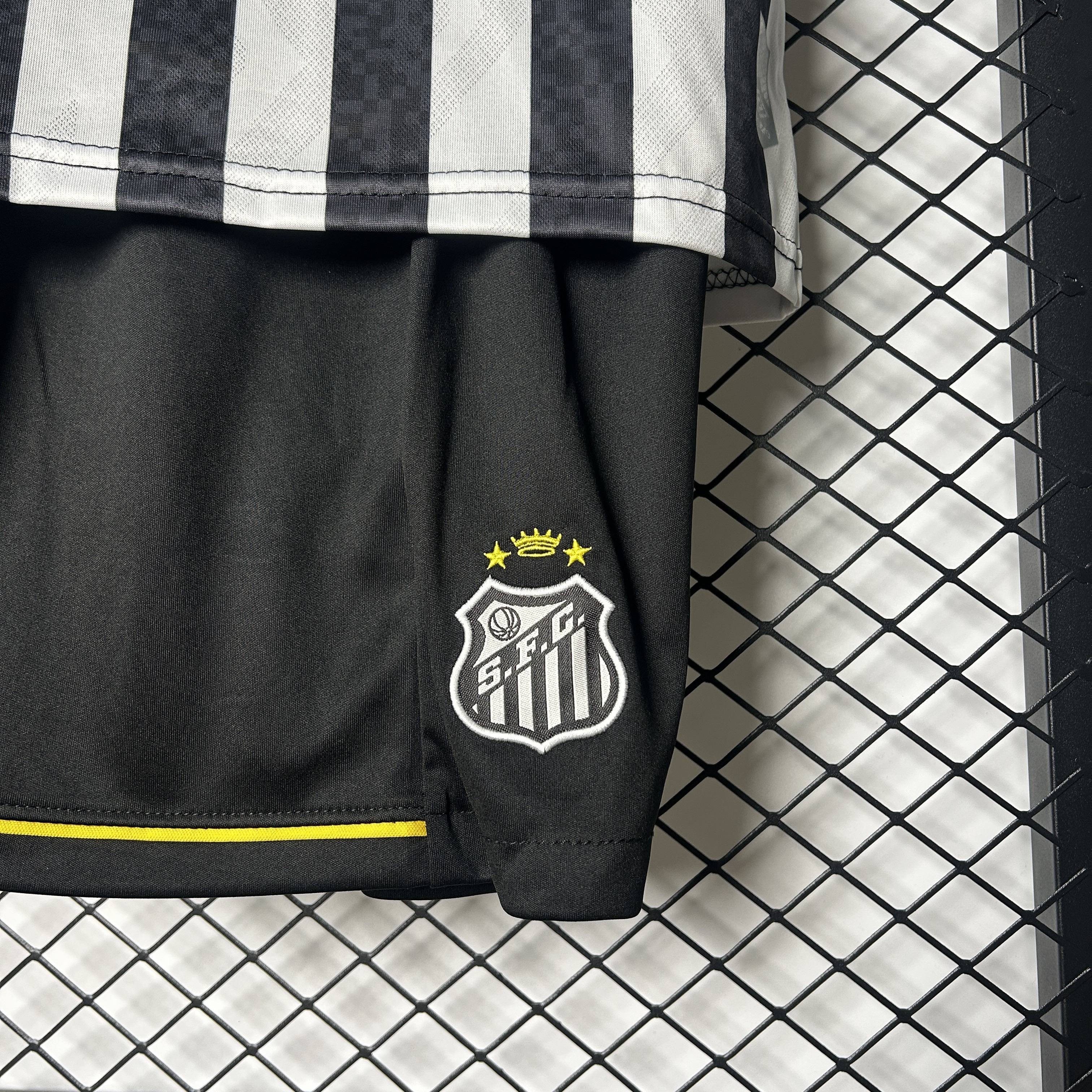 Santos FC Soccer Jersey Away Kids Kit Jersey+Shorts 2025