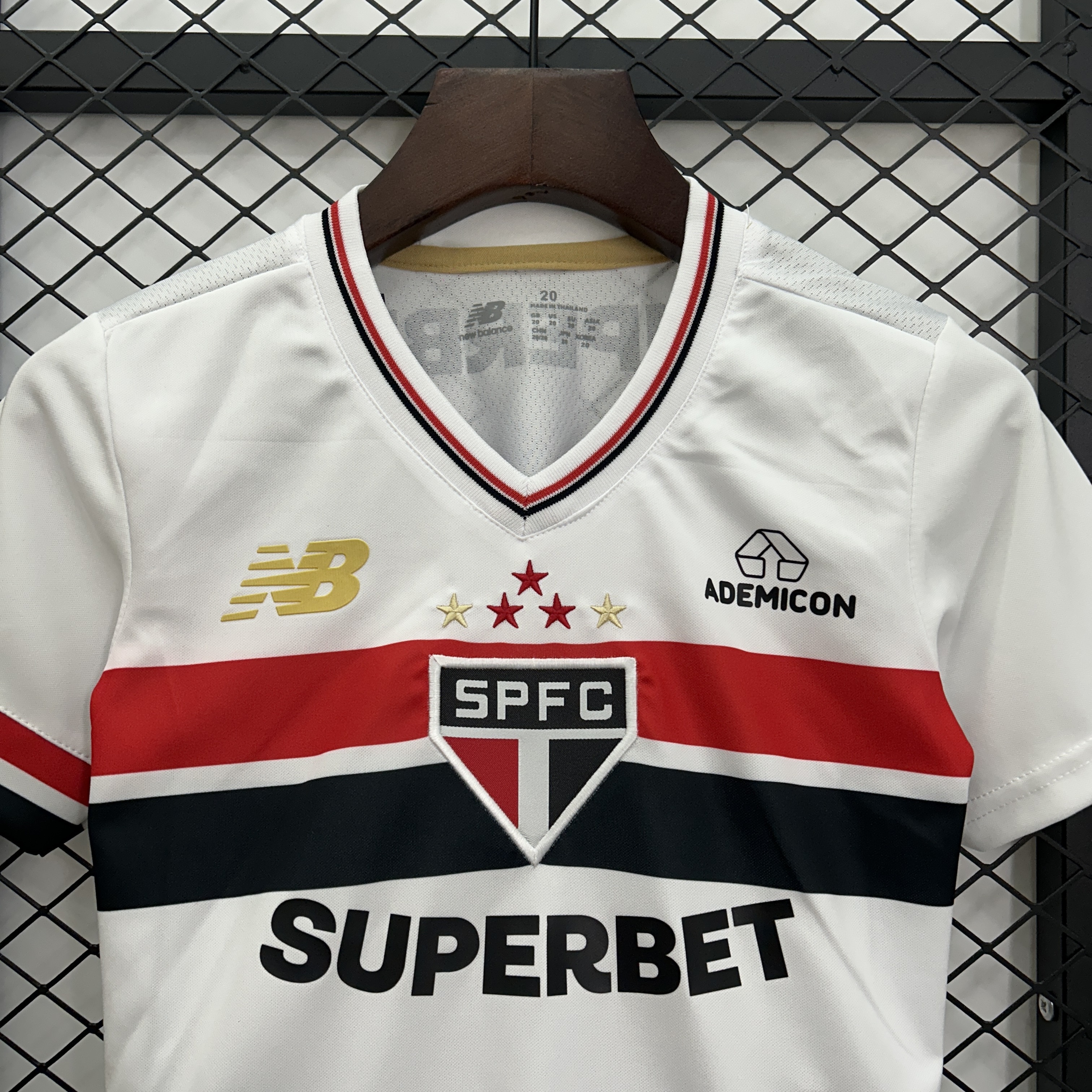 Sao Paulo FC Soccer Jersey Home Kids Kit Jersey+Shorts 2025