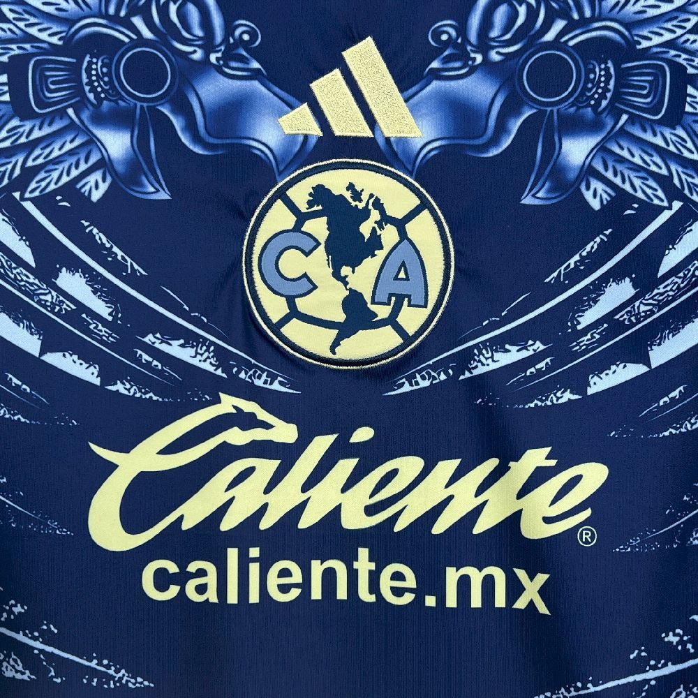 Club America Soccer Jersey Away Long Sleeve Custom Shirt 2025/26