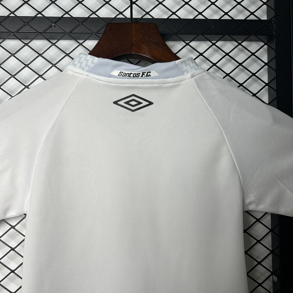 Santos FC Soccer Jersey Home Kids Kit Jersey+Shorts 2025