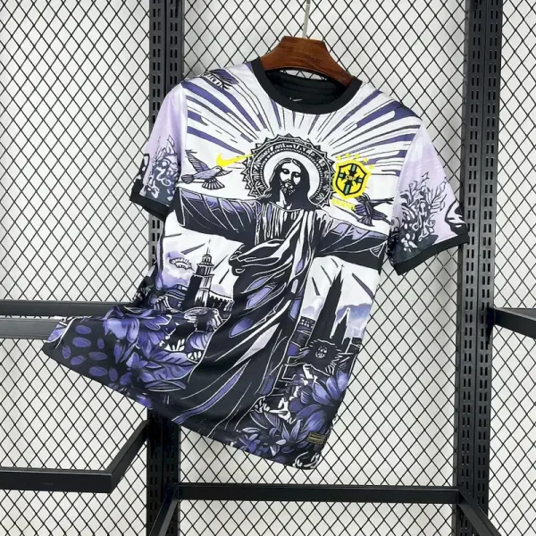 Brazil Soccer Jersey Jesus Special Edition Custom Shirt 2025