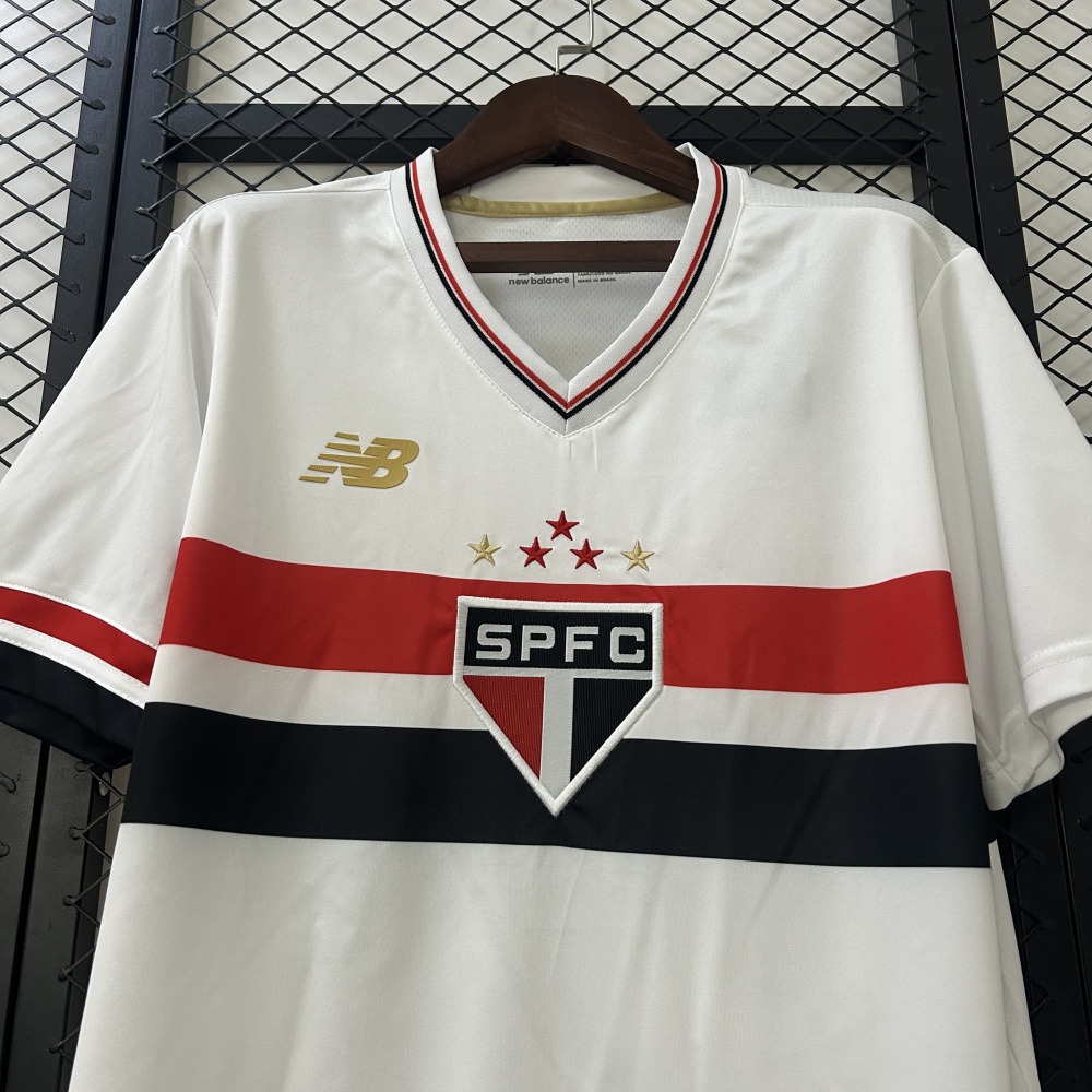 Sao Paulo FC Soccer Jersey Home Custom Shirt 2025 - Without Sponsor