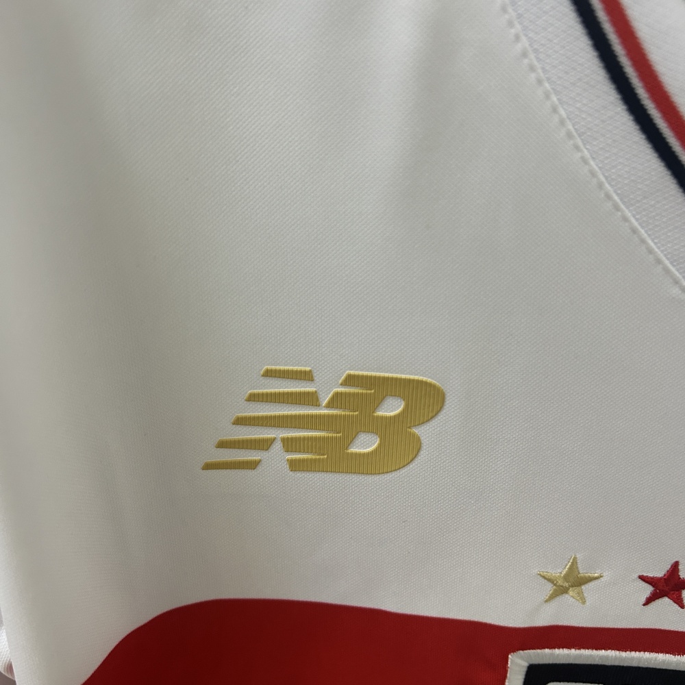 Sao Paulo FC Soccer Jersey Home Custom Shirt 2025 - Without Sponsor