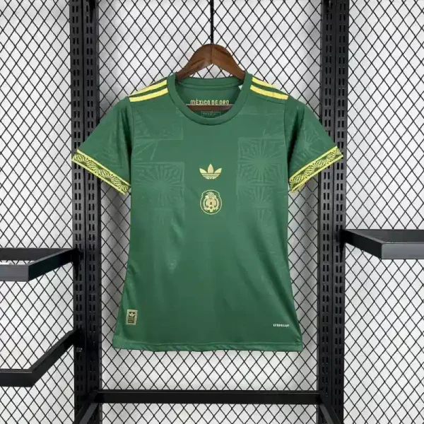 Mexico Gold Cup Women's Green Special Soccer Jersey Custom Shirt 2025