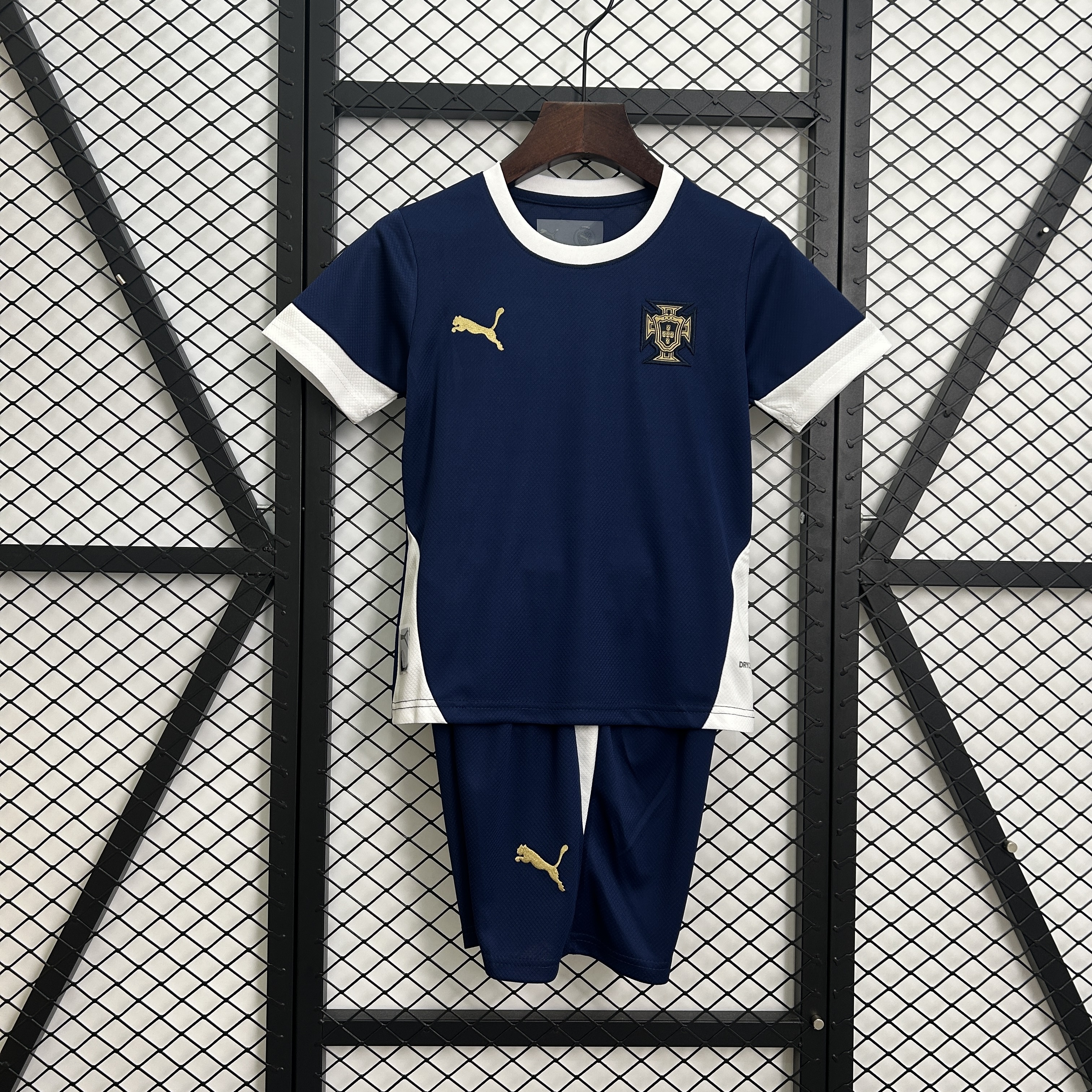 Portugal Training Football Uniform Kids Kit Jersey+Shorts 2025