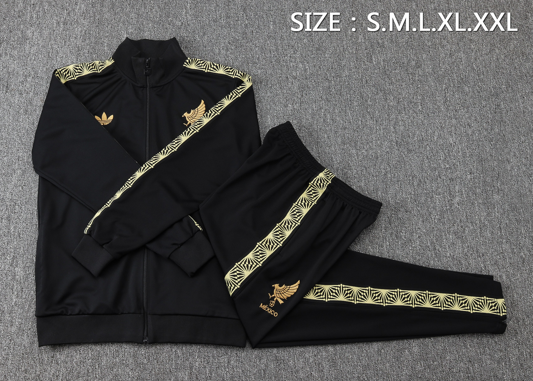 Mexico Training Kit (Jacket+Pants) Black 2025