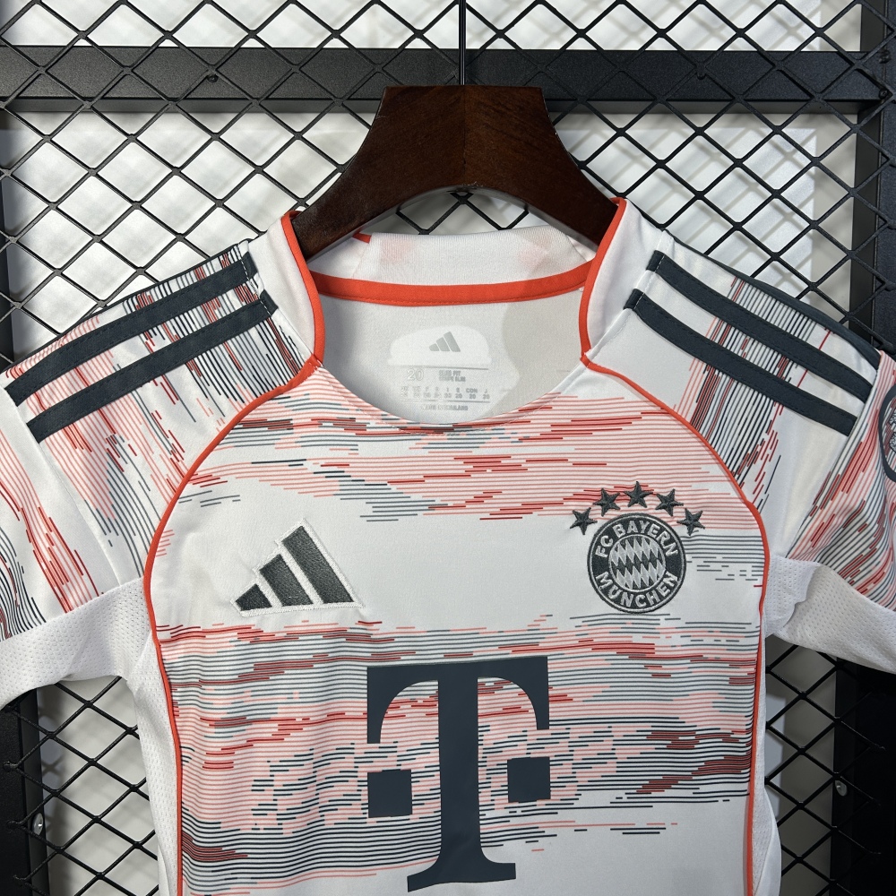 Bayern Munich Away Kids Kit Jerseys+Shorts 2025/26